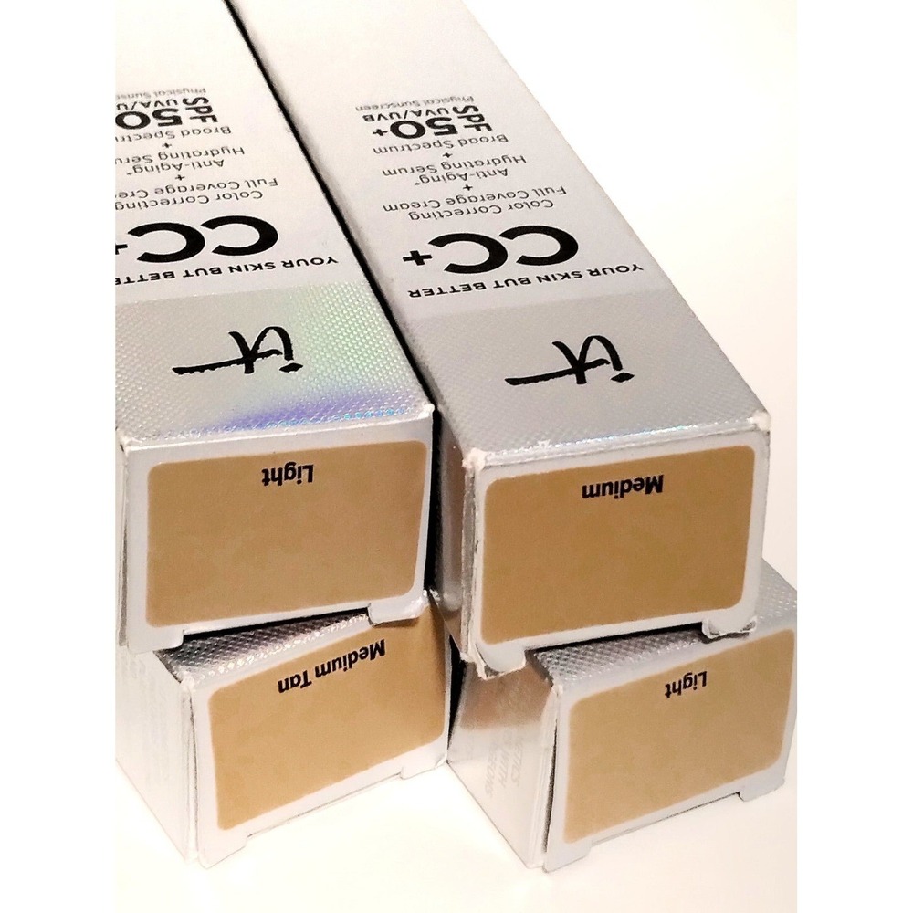 IT Cosmetics CC+ Full Coverage Cream Foundation FAIR Ivory spf 50+ Anti-aging - Picture 4 of 6